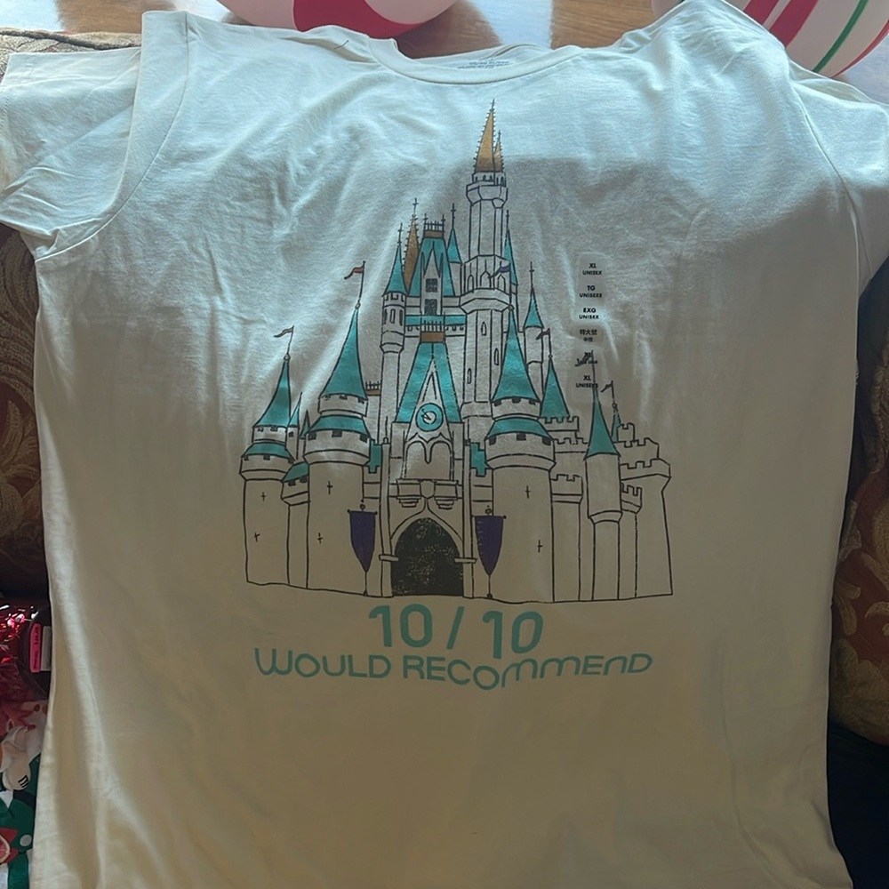 NWT Disney parks Walt Disney world castle T-shirt 10/10 would recommend size XL